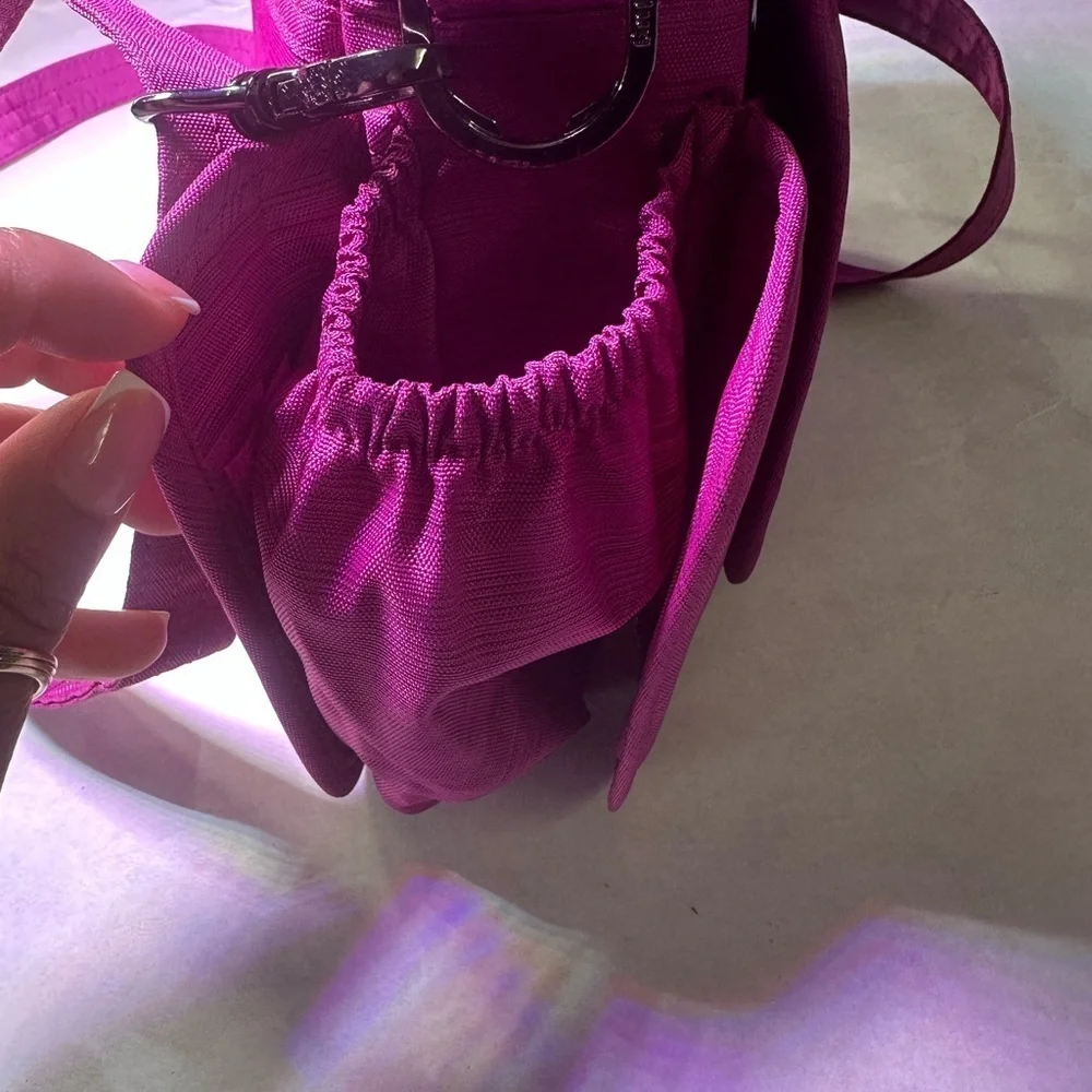 Lug Magenta Crossbody Bag